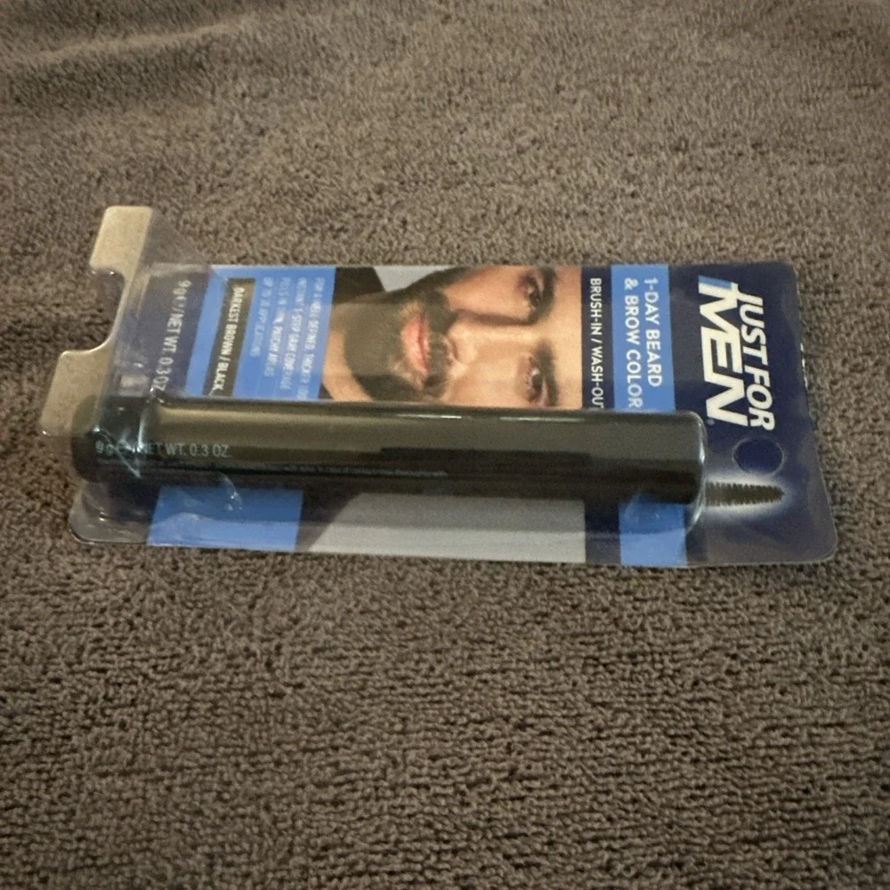 Just For Men 1 Day Beard And Brow Color‎ Darkest Brown Black